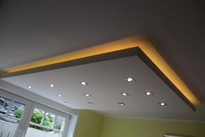 Trockenbau Gladbeck Referenz Deckenbeleuchtung an