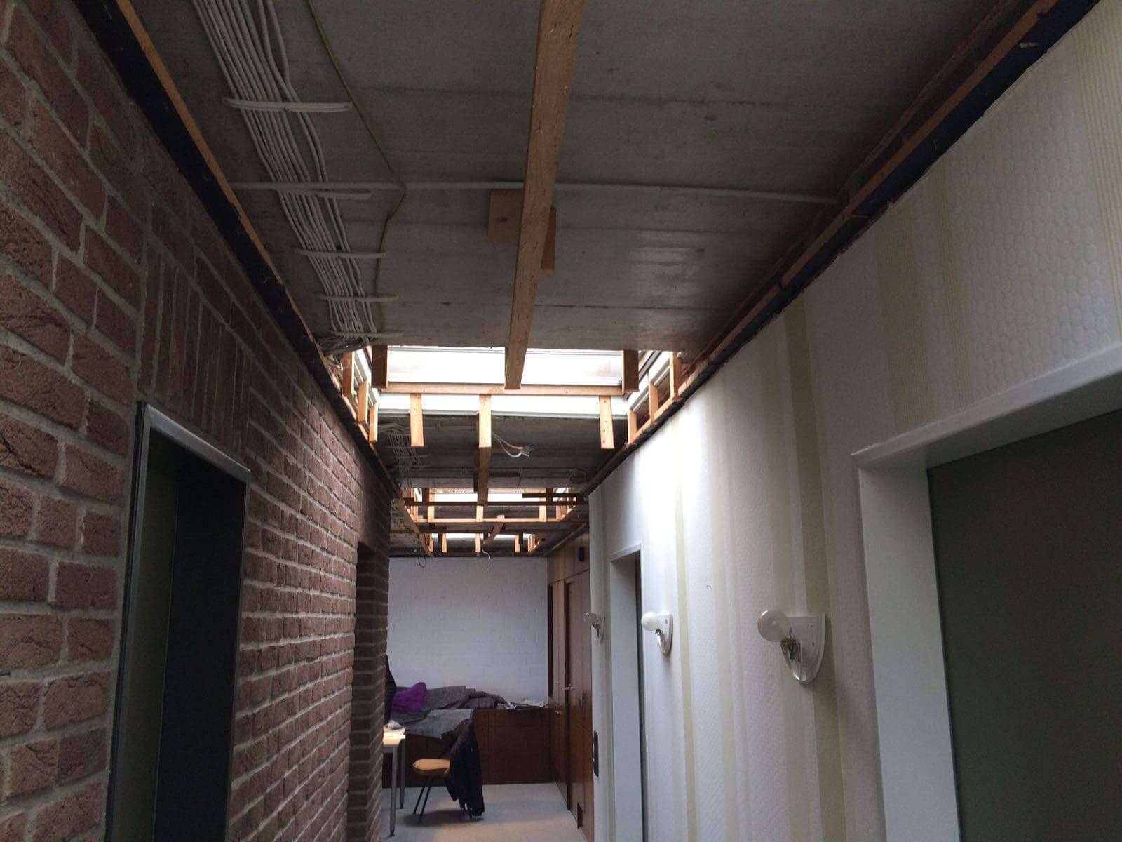 breitzke trockenbau deckenbeleuchtung vorher